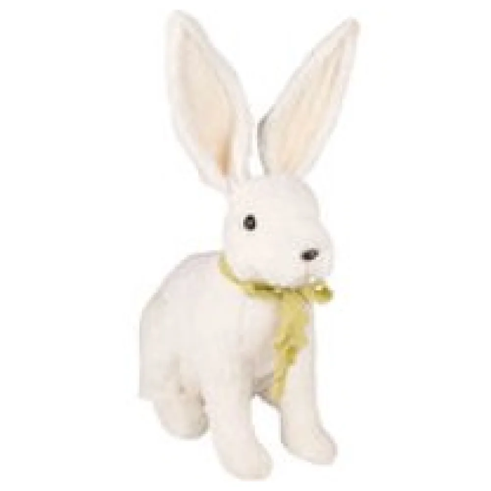 Hase aus Fasern in Wolloptik Osterhase Osterdeko 48 cm – Bild 3