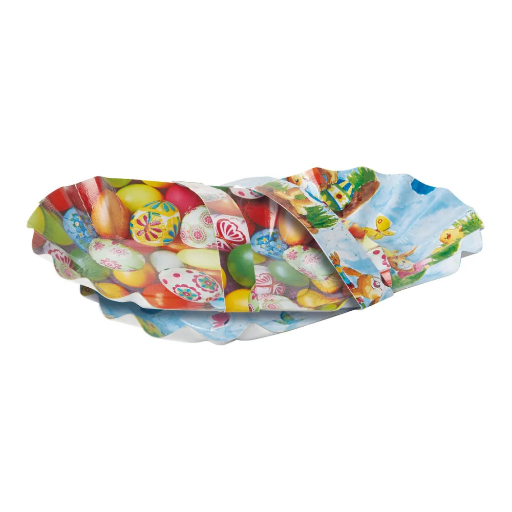 Osterschalen Osterkörbchen oval mit Henkel 28 x 16 cm Ostern sortiert, 3 Stk. – Bild 2