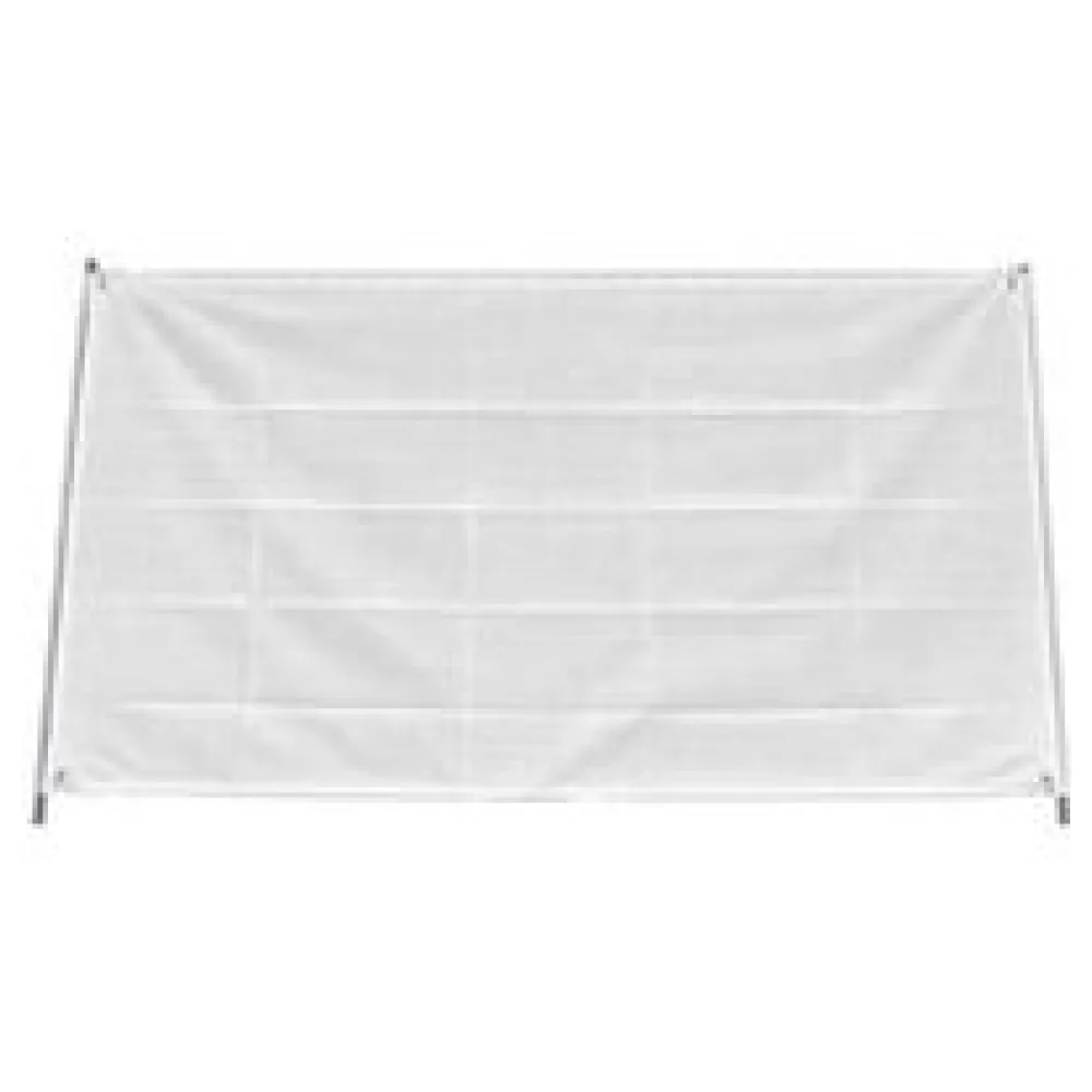 Bauzaunnetz geöst 1,80 x 3,45 m 150 g/m2 weiß – Bild 3