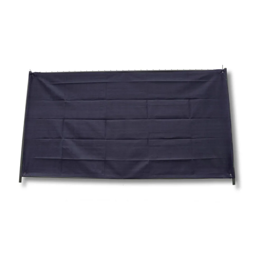 Bauzaunnetz geöst 1,80 x 3,45 m 150 g/m2 schwarz – Bild 2
