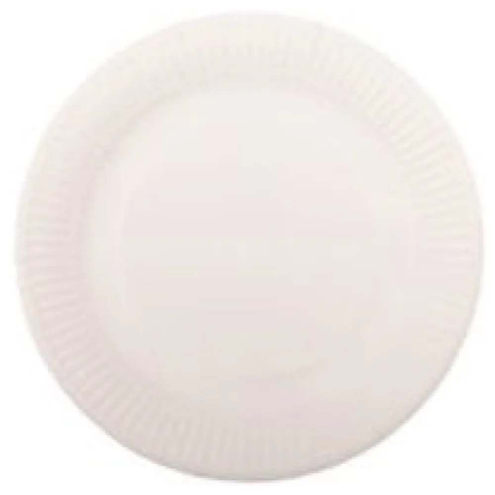 Teller aus Pappe rund O18cm weiß, 20 Stk. – Bild 3