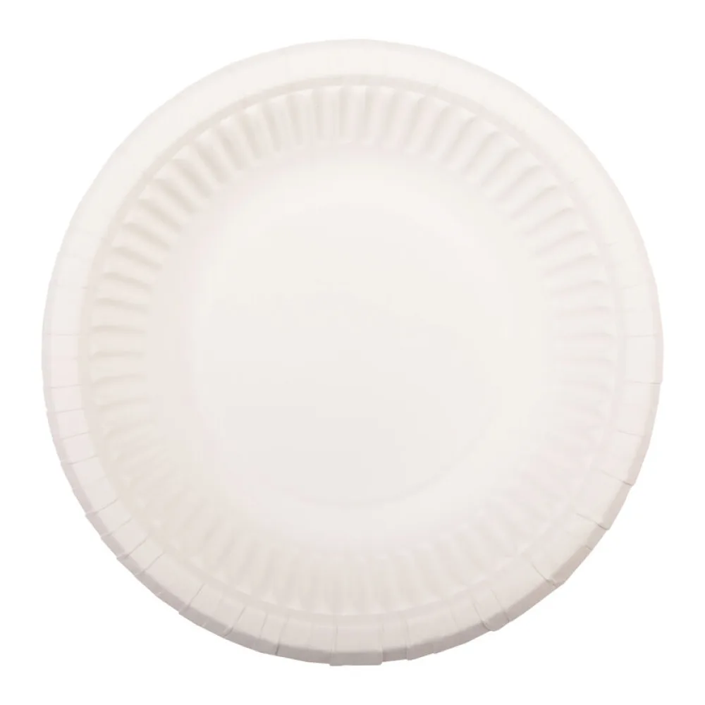 Teller aus Pappe rund tief 380ml O19cm weiß, 50 Stk. – Bild 2