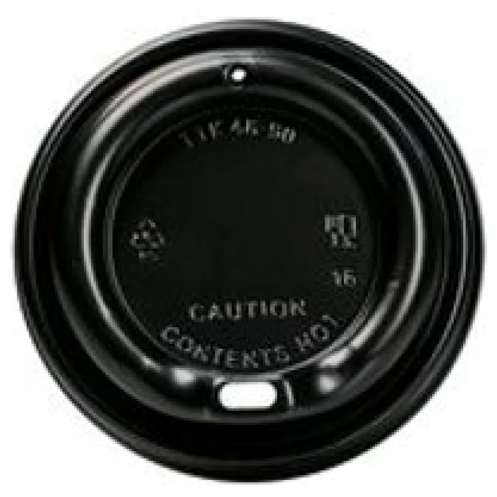 Domdeckel TUBE schwarz für Pappbecher COFFEE TO GO mit 90mm O, 100 Stk. – Bild 3