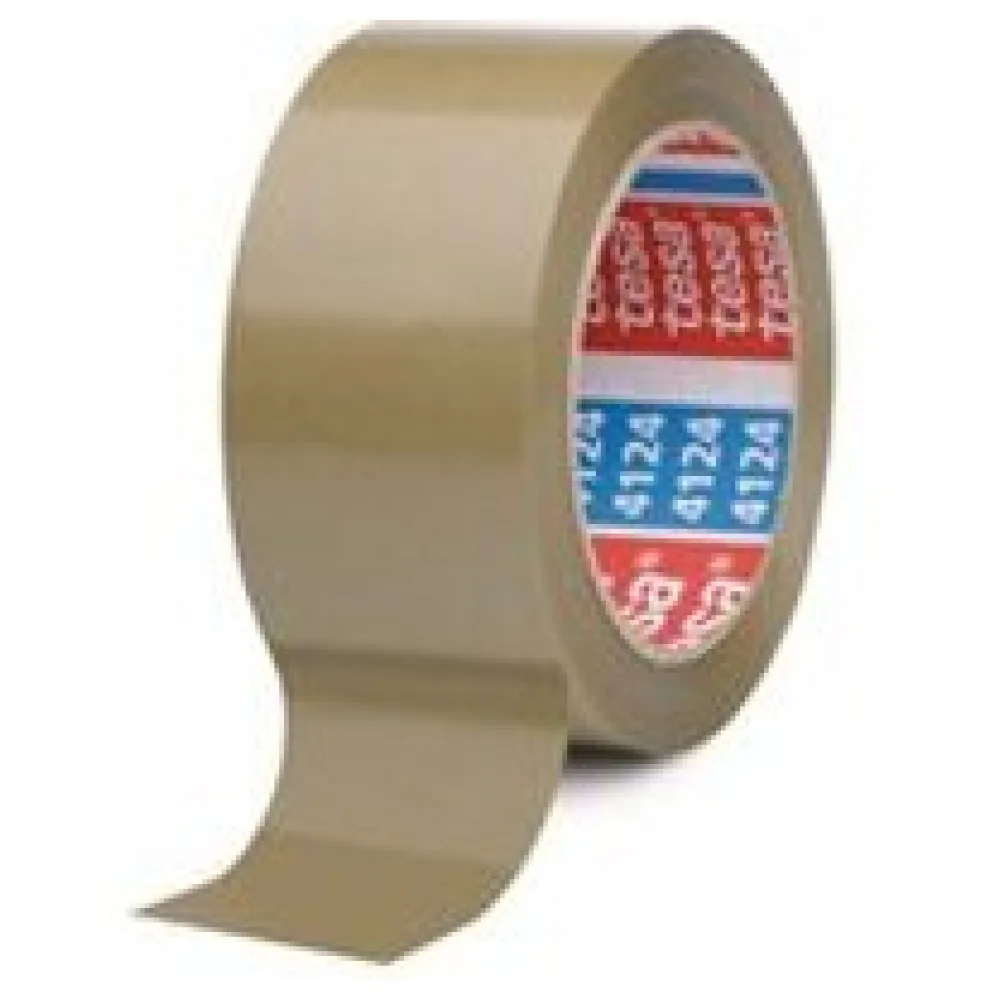 Klebeband tesapack 4124, TOP-PVC, 50mm x 66m, braun – Bild 3