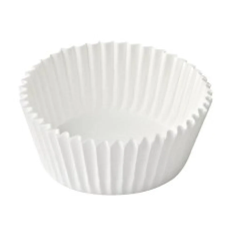 Gebäckkapseln weiß O 28 x 16 mm, 1000 Stk.