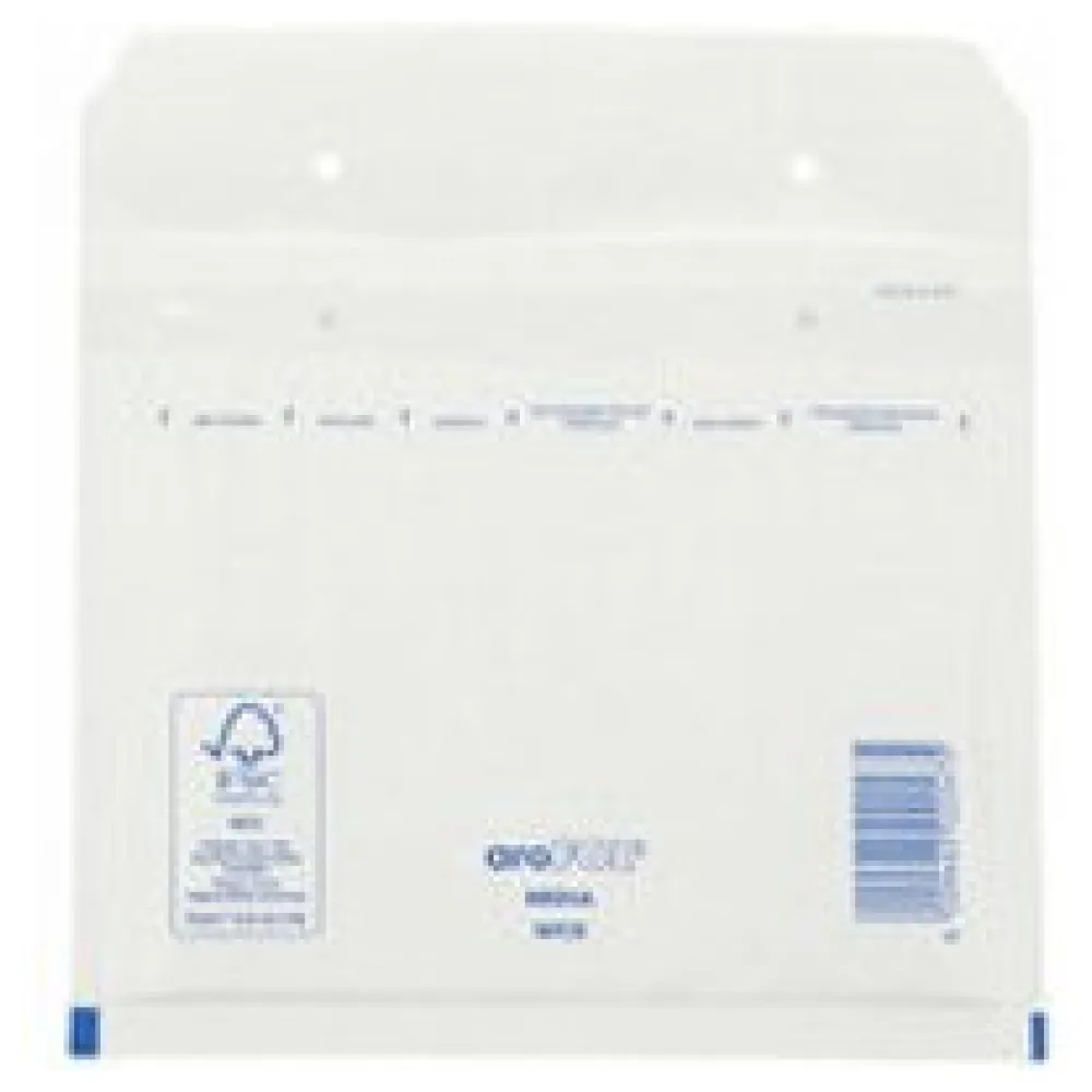 CLASSIC Luftpolstertasche CD, 180x165mm, für CD/DVD, weiß – Bild 3