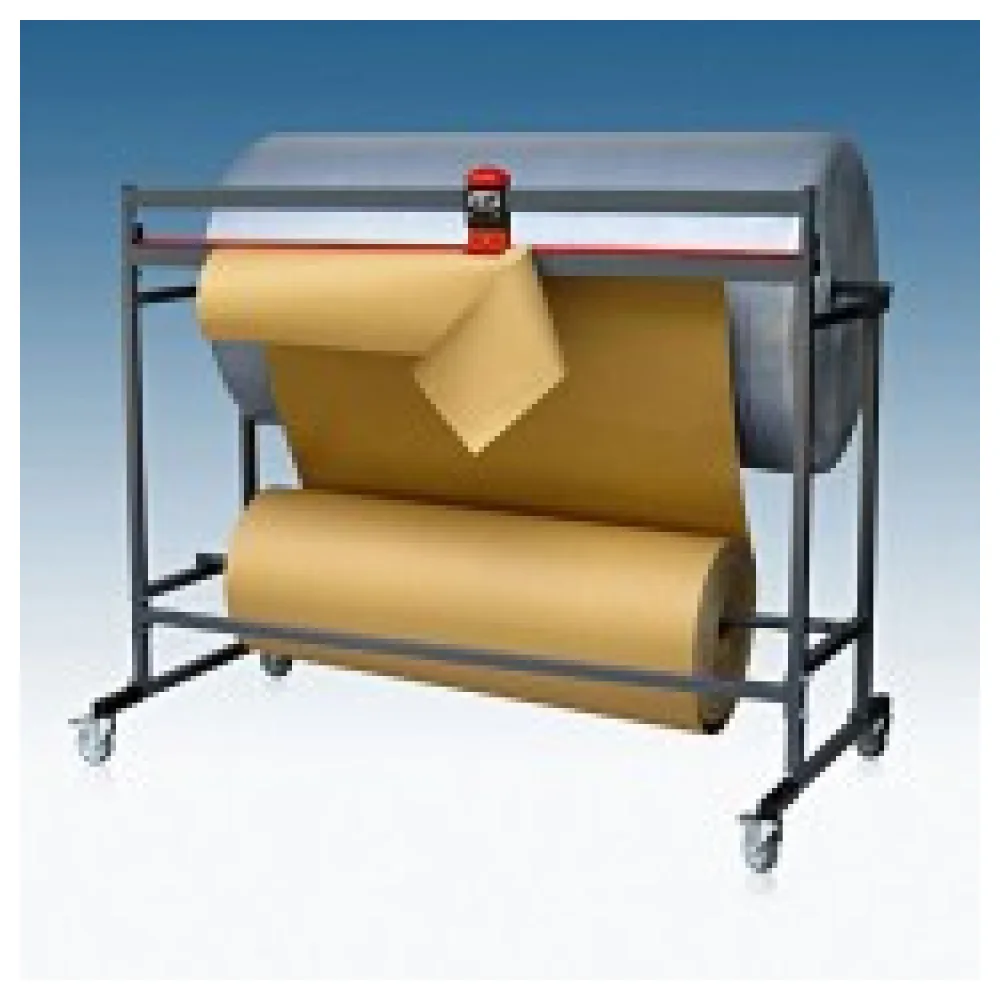 Doppelschneidständer für 2 Rollen, fahrbar, Schnittbreite 1250mm