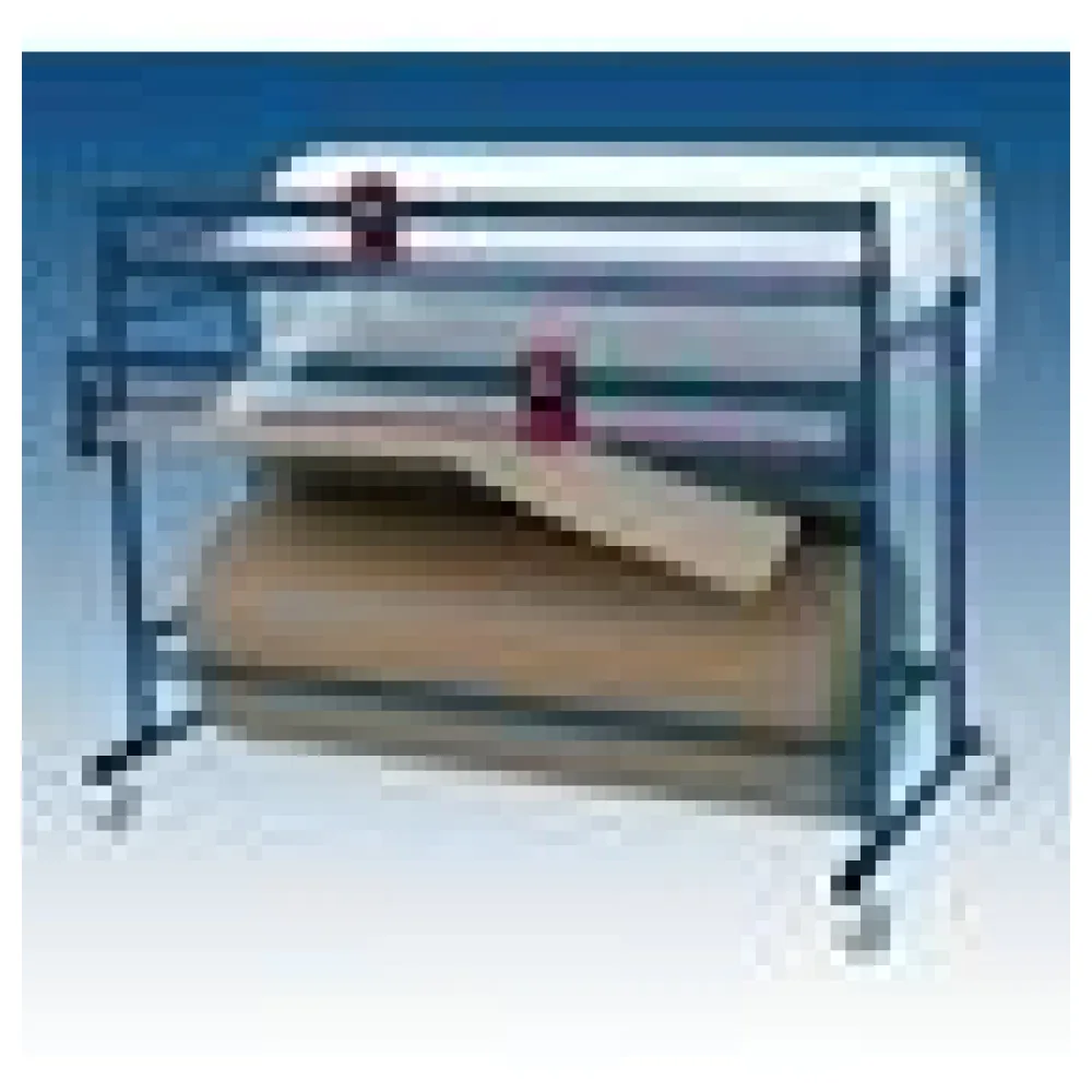 Doppelschneidständer für 2 Papier- u. Folienrollen, fahrbar, Schnittbreite 150cm – Bild 4
