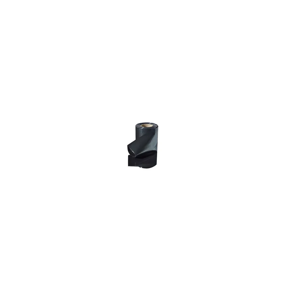 Schlauchfolie 250mm breit, 100my, opak - blickdicht, schwarz, 250 lfm.