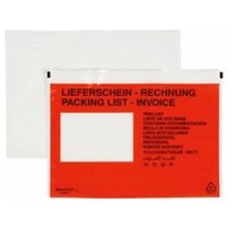 DOCUFIX Dokumententaschen *Lieferschein/Rechnung*, C5 240x165+20mm, 250 Stk. – Bild 3