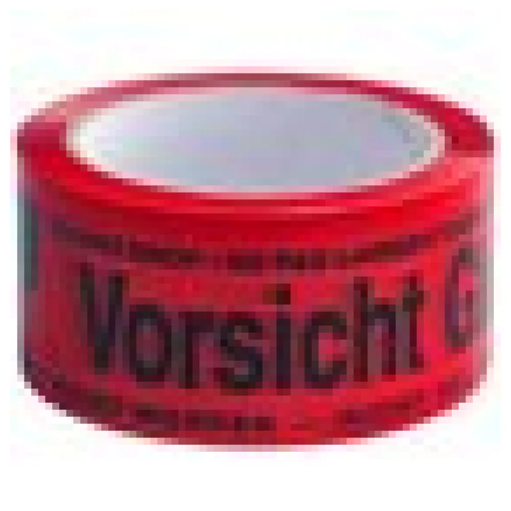 Packband Klebeband OPP-919NN, 50mmx66m, rot mit Aufdruck VORSICHT GLAS – Bild 4