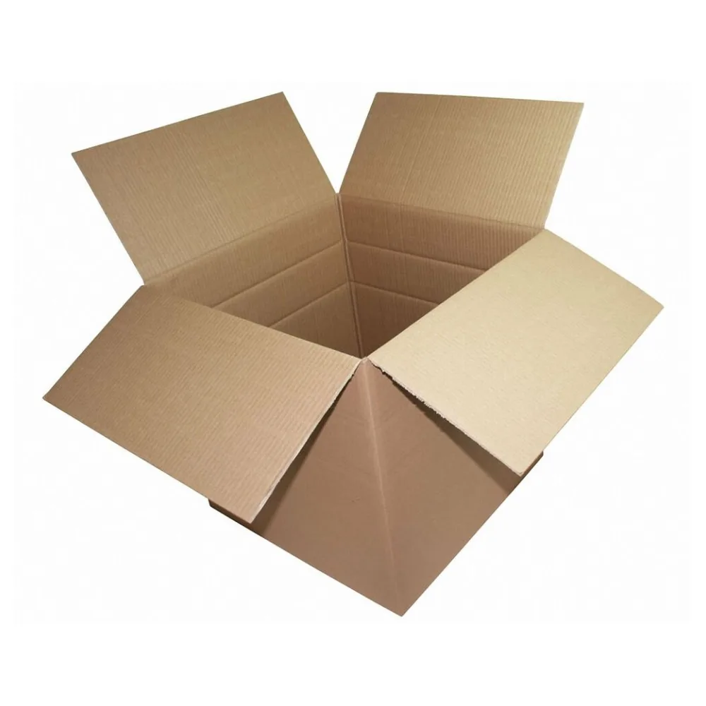 Faltkarton 500x500x(300)-500mm (Außenmaß) mit variabler Höhe 2-wellig braun – Bild 2
