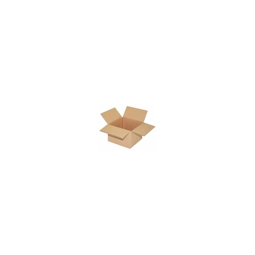 Faltkarton 150x150x150mm 1-wellig Dickwelle braun