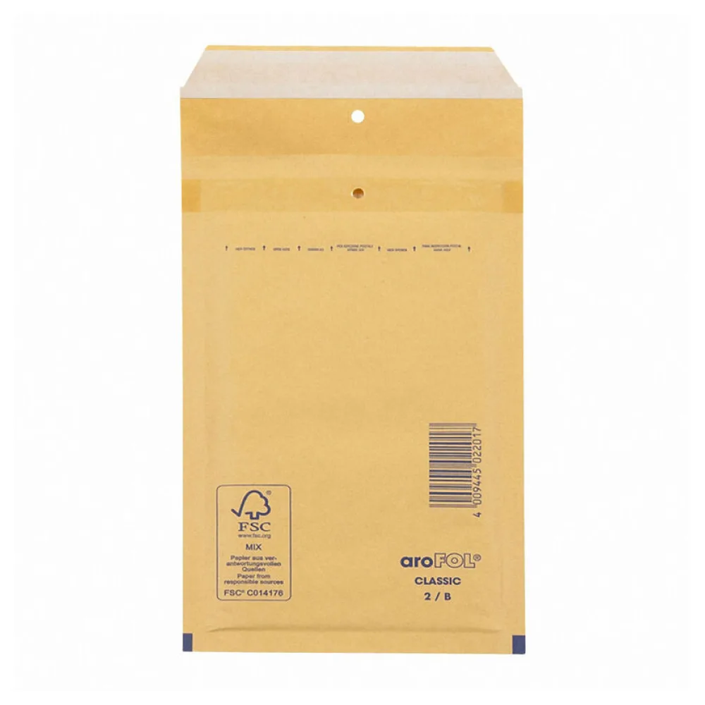 CLASSIC Luftpolstertasche 2/B-12, 120x215mm, für C6, braun – Bild 2