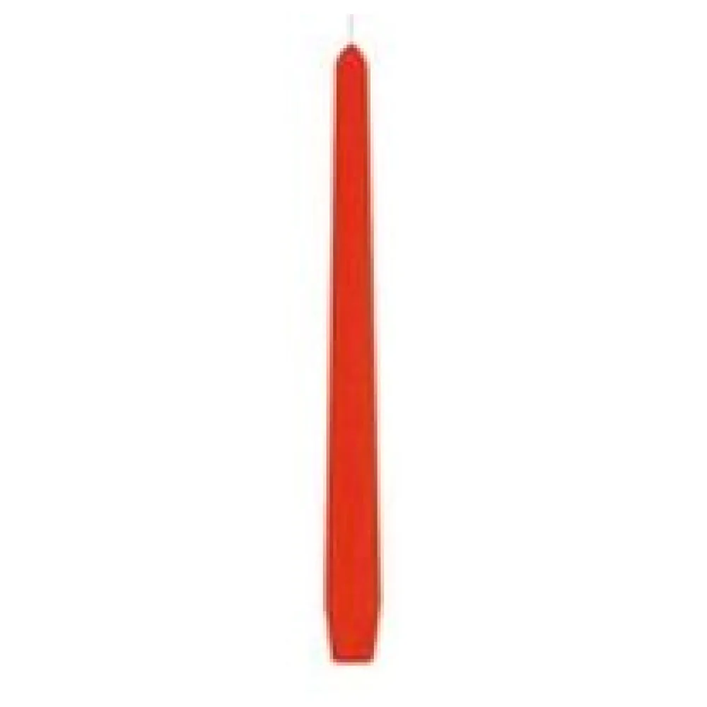 Spitzkerzen 245 mm, 8 Stunden Brenndauer, orange, 10 Stk. – Bild 3