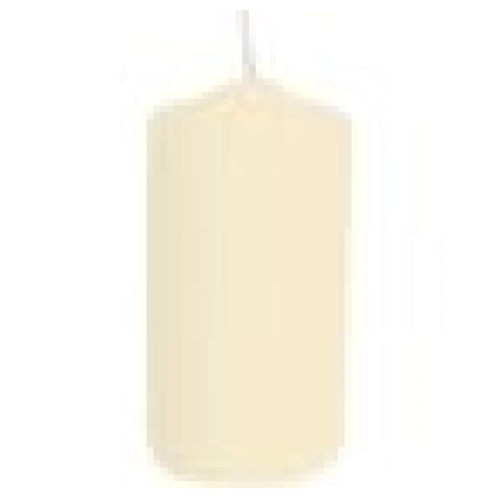 Stumpenkerzen O 40 x 80 mm, 10 Stunden Brenndauer, champagner, 4 Stk. – Bild 4