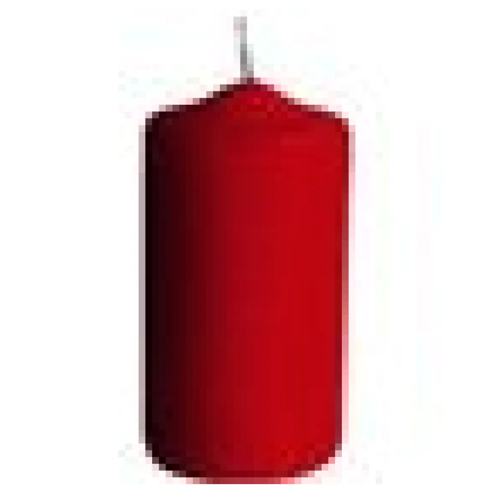 Stumpenkerzen O 50 x 100 mm, 15 Stunden Brenndauer, bordeaux, 4 Stk. – Bild 4