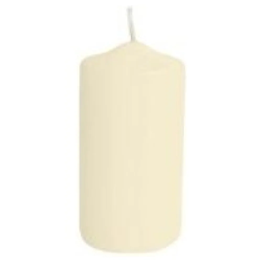 Stumpenkerze O 60 x 120 mm, 30 Stunden Brenndauer, champagner – Bild 3