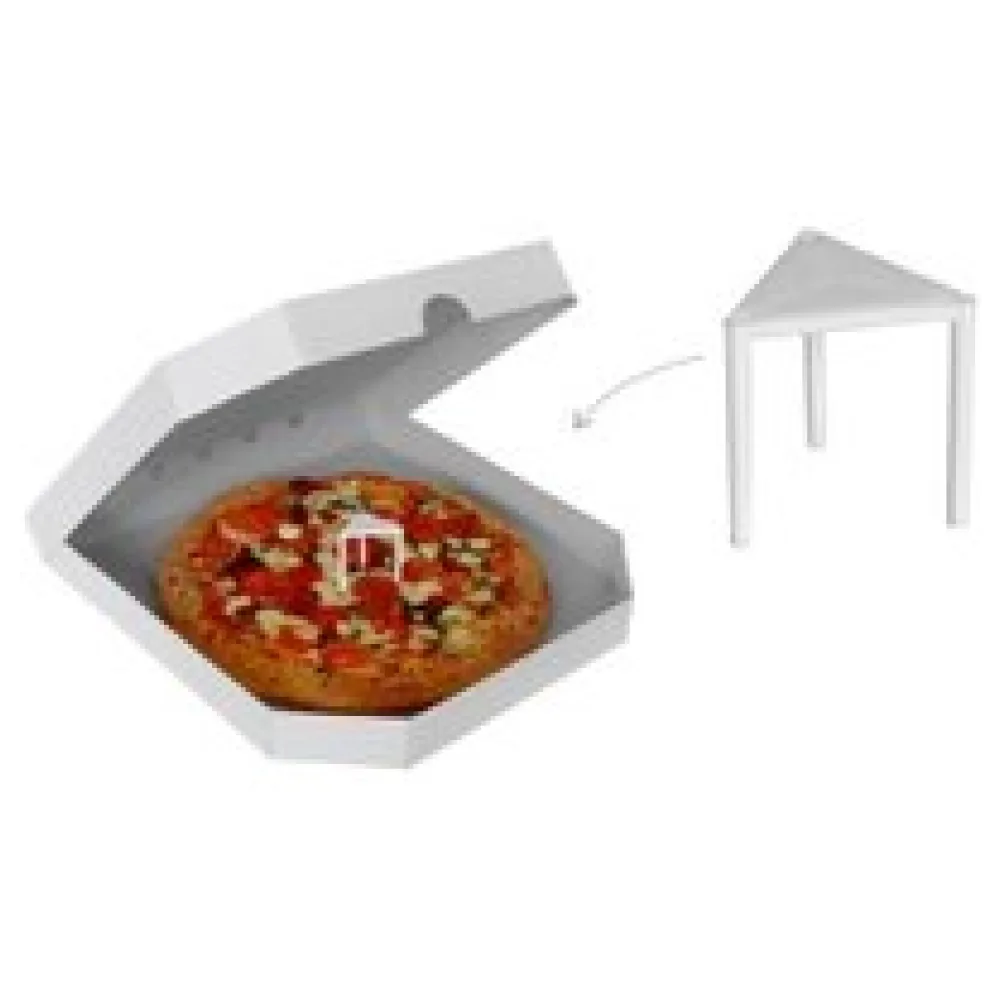 Abstandshalter aus Kunststoff für Pizzakartons 3 cm, 100 Stk. – Bild 3