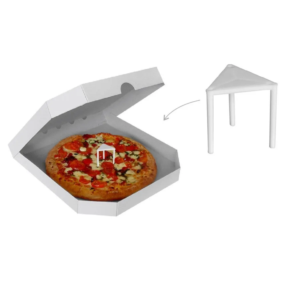 Abstandshalter aus Kunststoff für Pizzakartons 3 cm, 100 Stk. – Bild 2