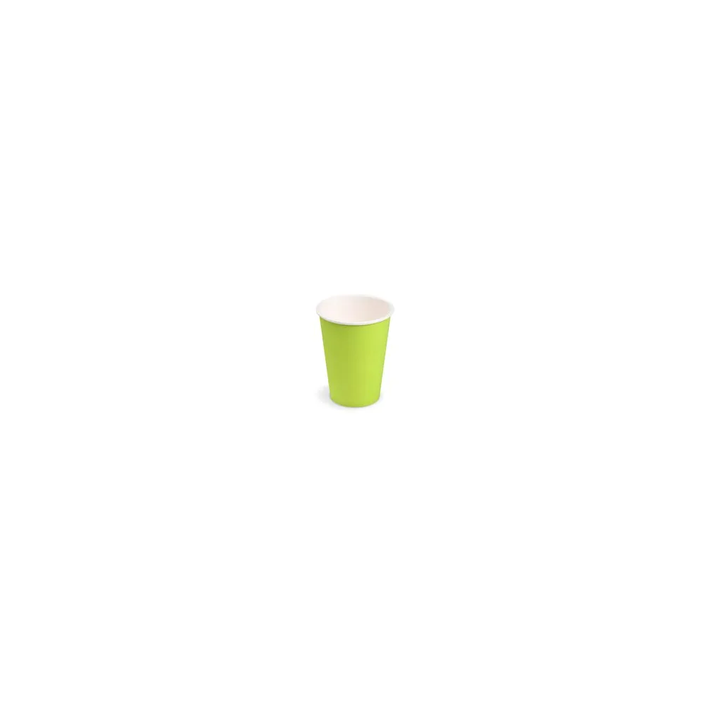 Getränkebecher Party/Pappbecher grün 240ml, O 74mm, 10 Stk.