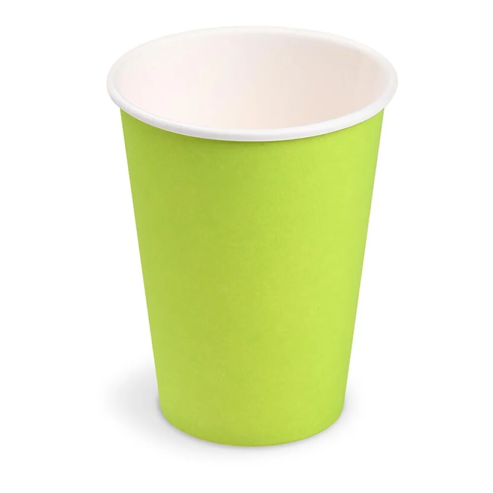 Getränkebecher Party/Pappbecher grün 240ml, O 74mm, 10 Stk. – Bild 2