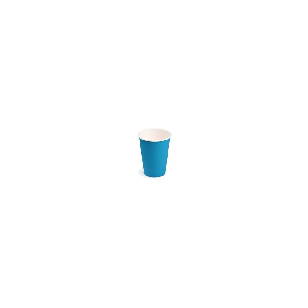 Getränkebecher Party/Pappbecher hellblau 240ml, O 74mm, 10 Stk.