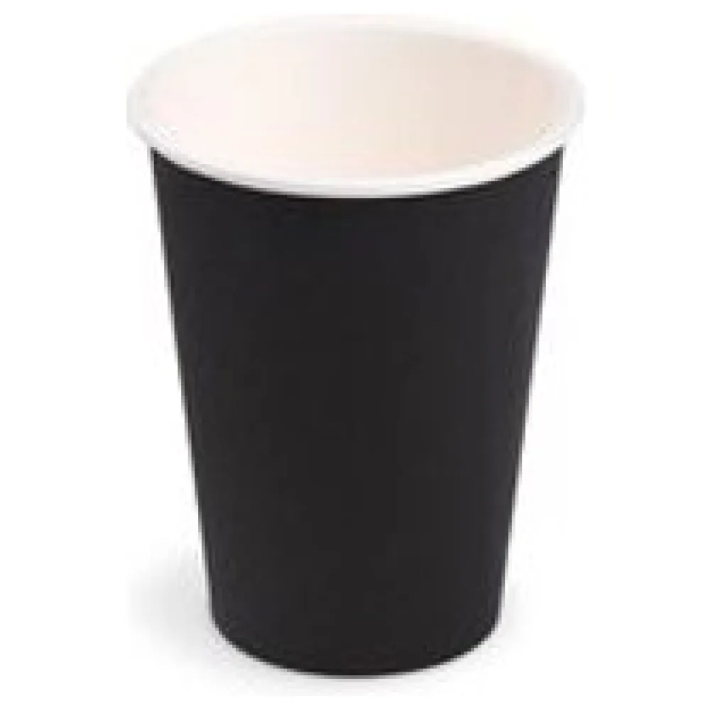 Getränkebecher Party/Pappbecher schwarz 240ml, O 74mm, 10 Stk. – Bild 3