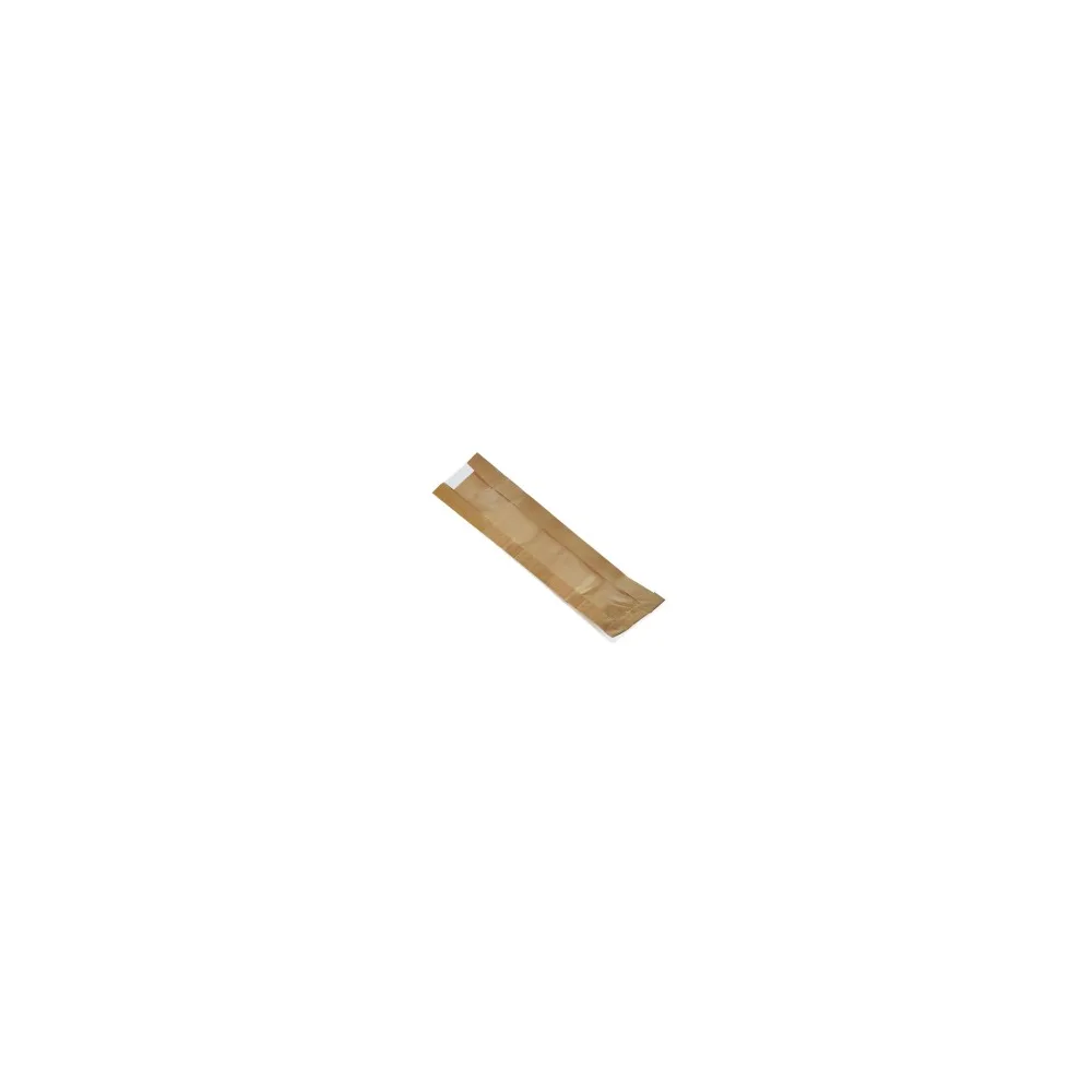 Papierfaltenbeutel für Baguettes 12 + 4 x 59 cm, mit Fenster 6cm, 1000 Stk.