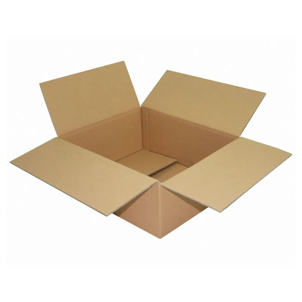 Faltkarton 350x290x130mm 1-wellig Dickwelle braun – Bild 2