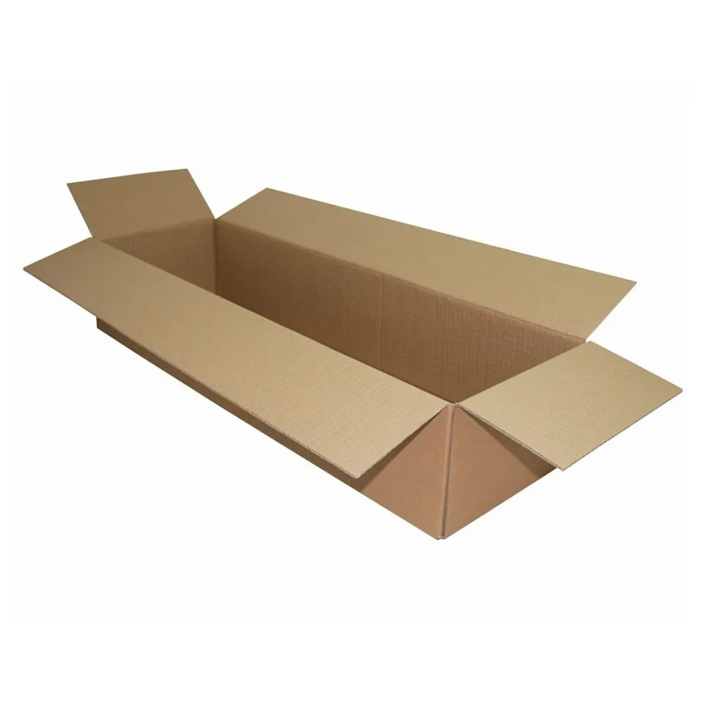 Faltkarton 800x250x150mm 1-wellig Dickwelle braun – Bild 2