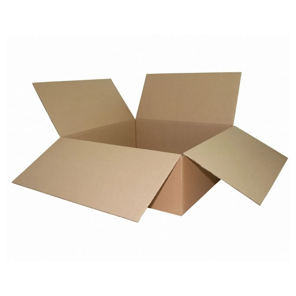 Faltkarton 500x500x180mm 1-wellig Dickwelle braun – Bild 2