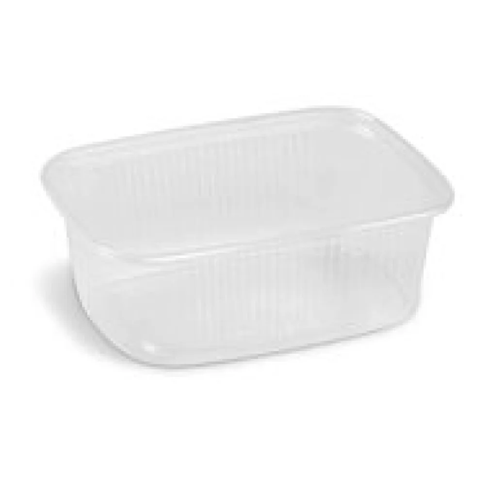 Rechteckbecher klar 200 ml (PP), 100 Stk.