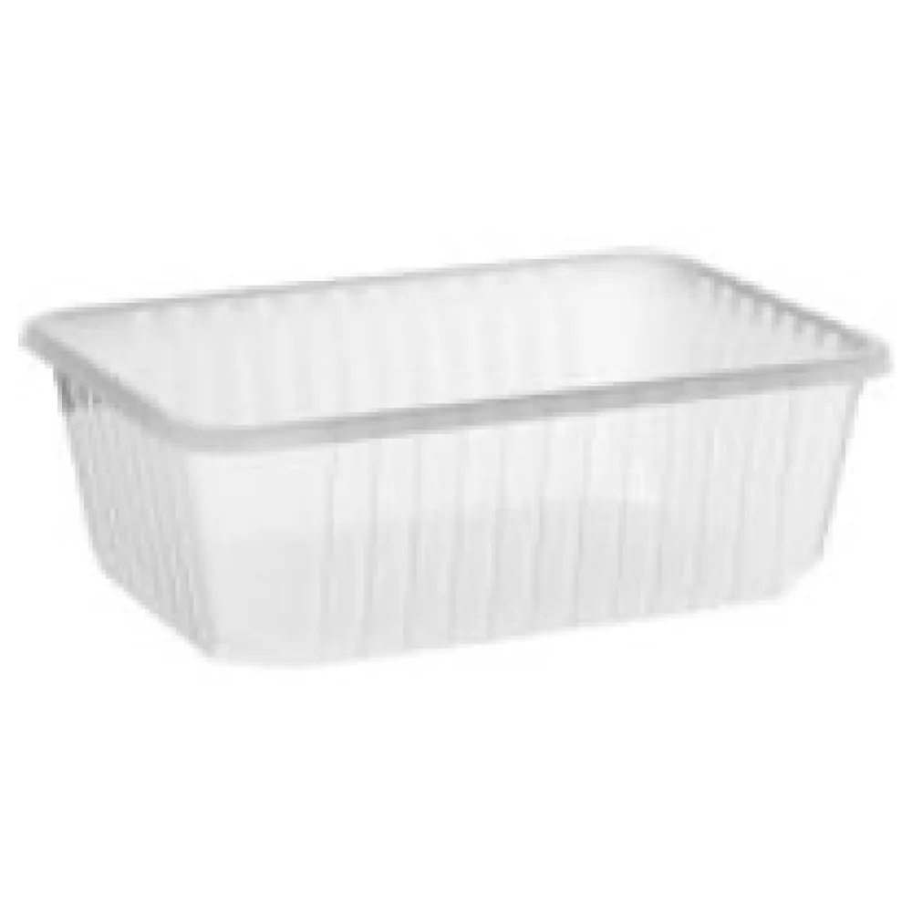 Rechteckschalen klar 1000 ml (PP), 50 Stk. – Bild 3