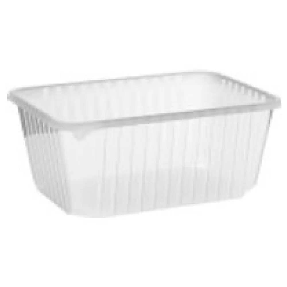 Rechteckschalen klar 1200 ml (PP), 50 Stk. – Bild 3