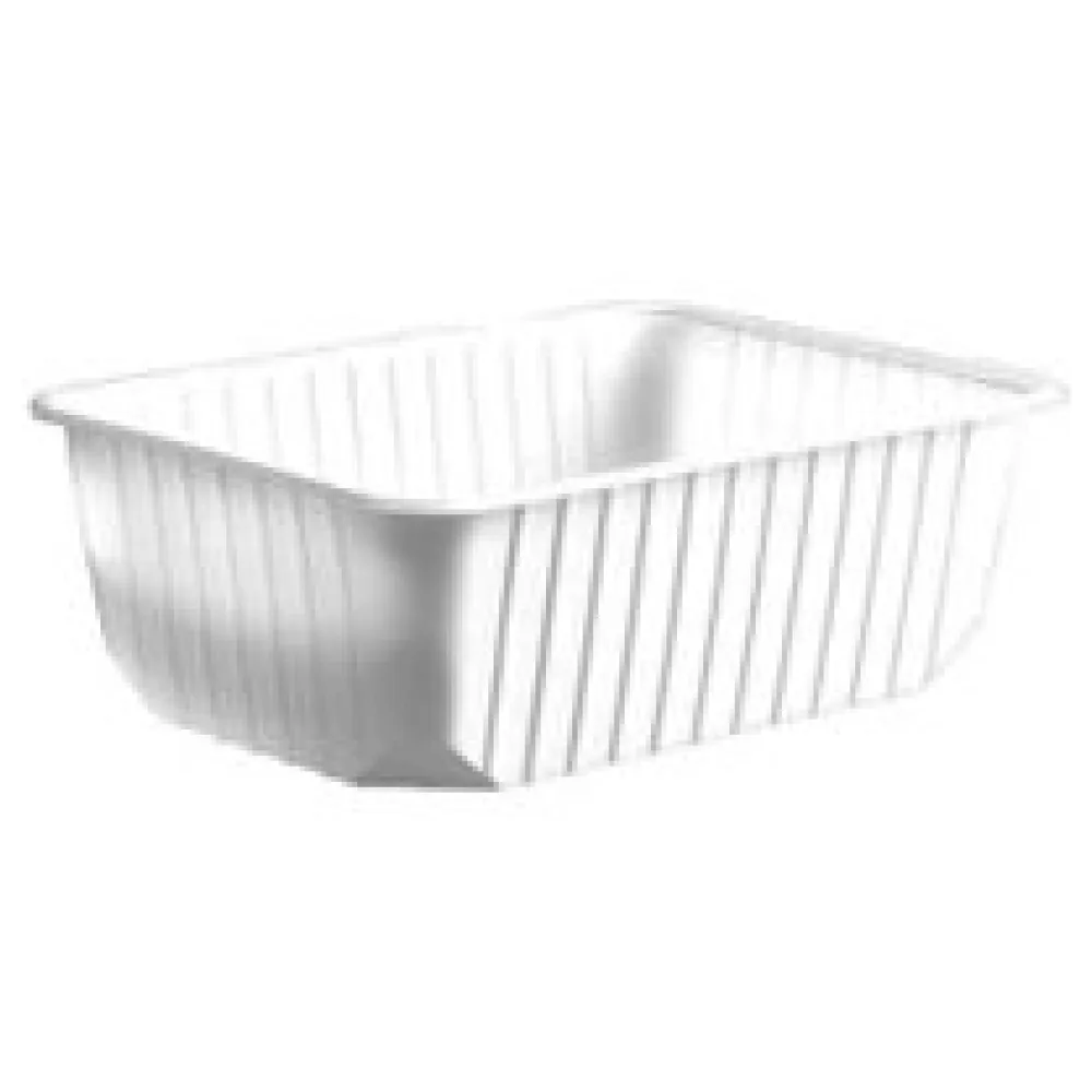 Rechteckschalen weiß 1000 ml (PP), 50 Stk. – Bild 3