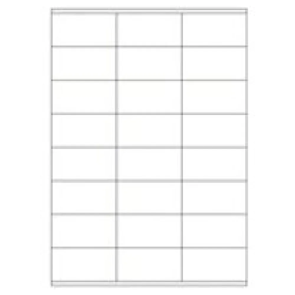 Etiketten Labels selbstklebend weiß 70 x 36mm auf DIN A4, 2400 Stk. – Bild 3
