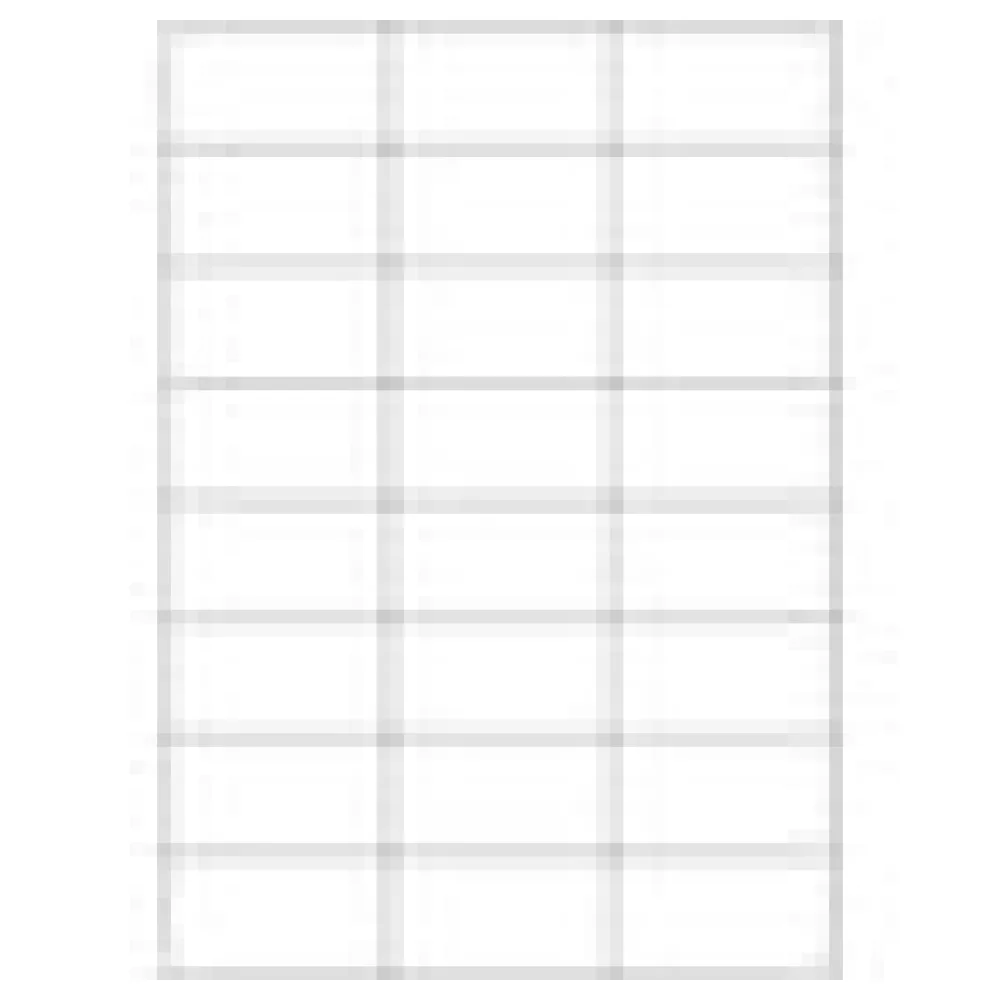Etiketten Labels selbstklebend weiß 70 x 37.1mm auf DIN A4, 2400 Stk. – Bild 4