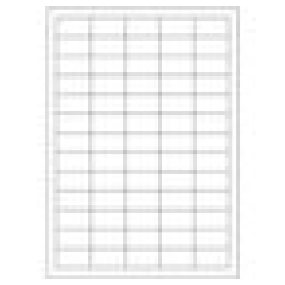 Etiketten Labels selbstklebend weiß 38 x 21.2mm auf DIN A4, 6500 Stk. – Bild 4