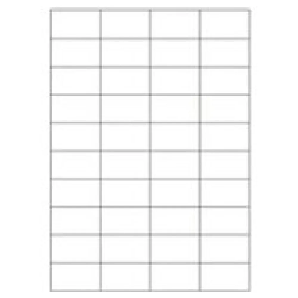 Etiketten Labels selbstklebend weiß 52.5 x 29.7mm auf DIN A4, 4000 Stk. – Bild 3