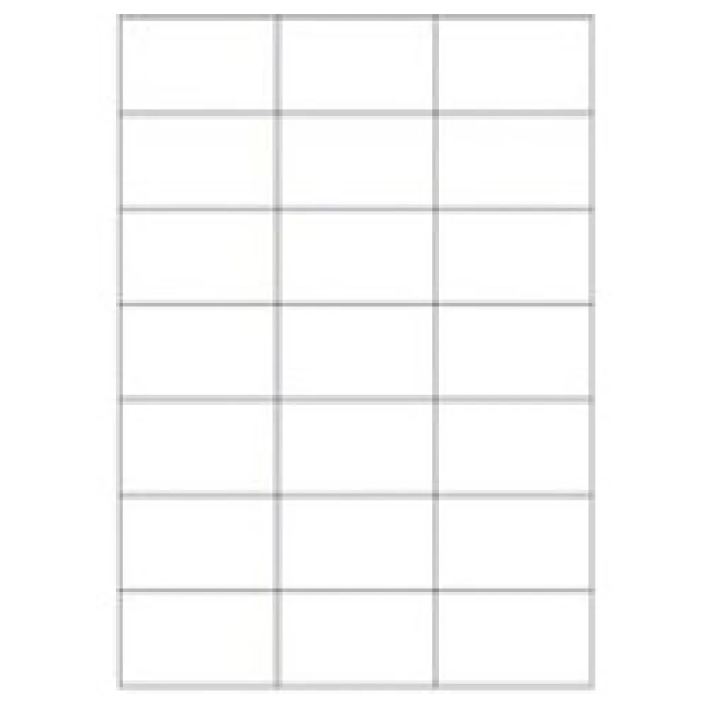 Etiketten Labels selbstklebend weiß 70 x 42.3mm auf DIN A4, 2100 Stk. – Bild 3