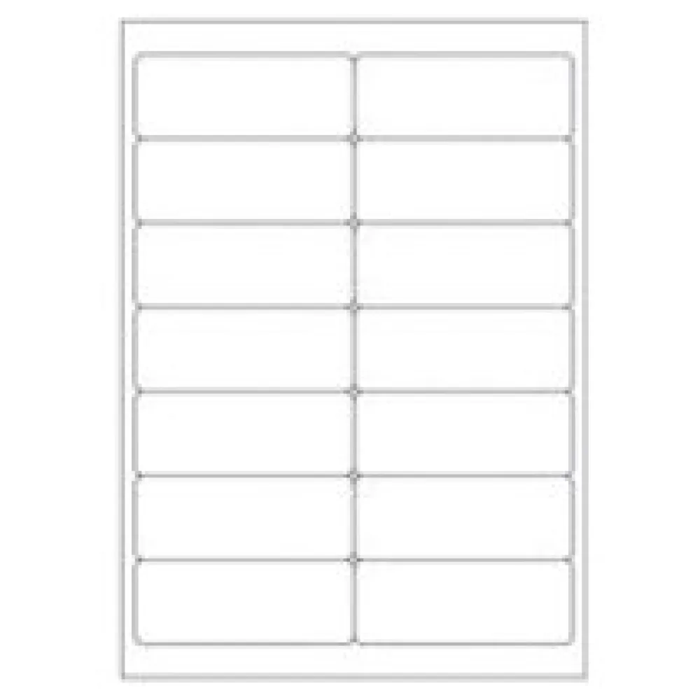 Etiketten Labels selbstklebend weiß 99.1 x 38.1mm auf DIN A4, 1400 Stk. – Bild 3