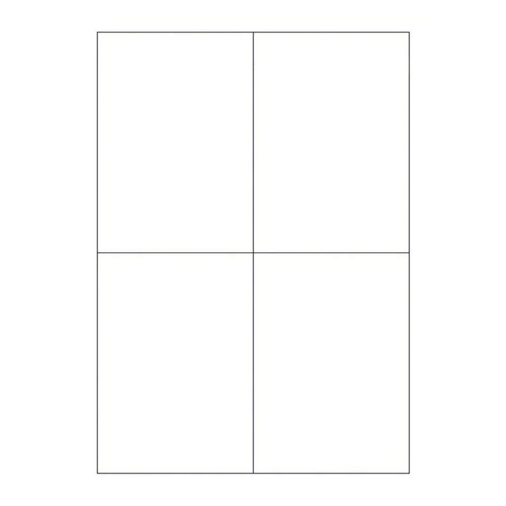 Etiketten Labels selbstklebend weiß 105 x 148.5mm auf DIN A4, 400 Stk. – Bild 2