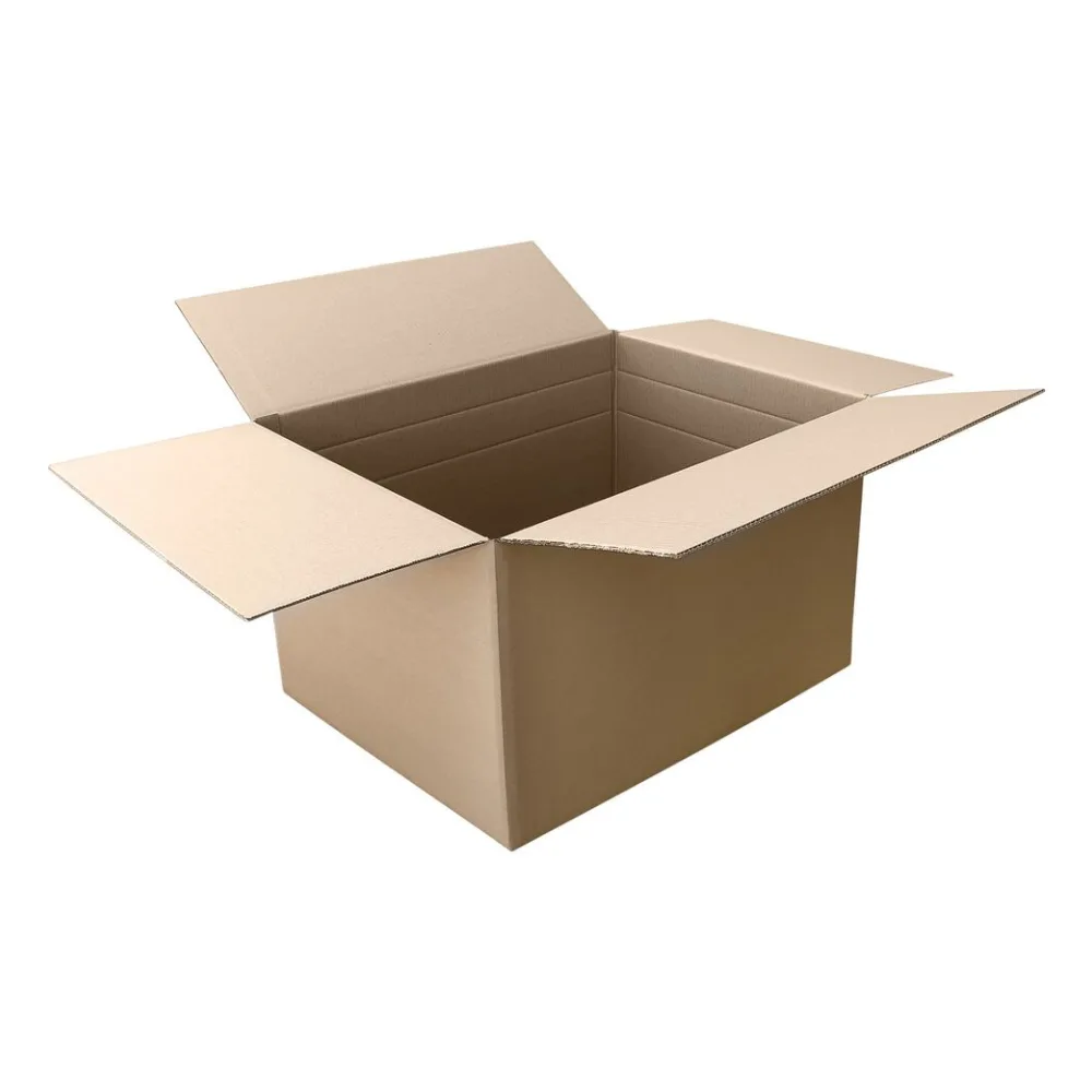 Faltkarton 800x600x(400)-600mm (Außenmaß) mit variabler Höhe 2-wellig braun – Bild 2