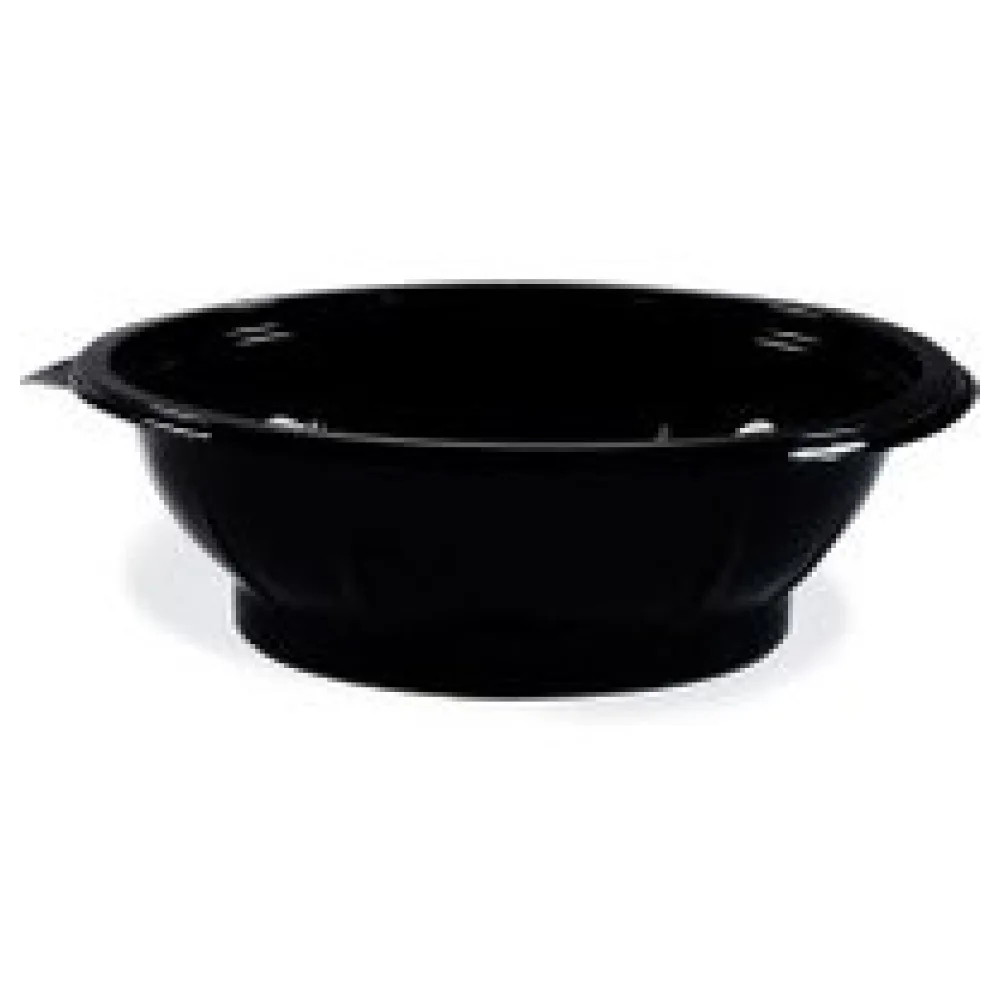 Salatschalen rund O 17,6 x 4,8 cm schwarz 500 ml (PET), 50 Stk. – Bild 3