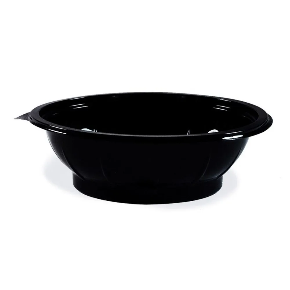 Salatschalen rund O 17,6 x 4,8 cm schwarz 500 ml (PET), 50 Stk. – Bild 2