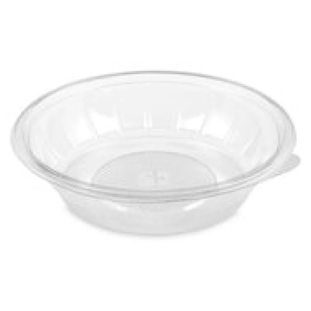 Salatschalen rund O 23 x 5,1 cm klar 1000 ml (PET), 50 Stk.