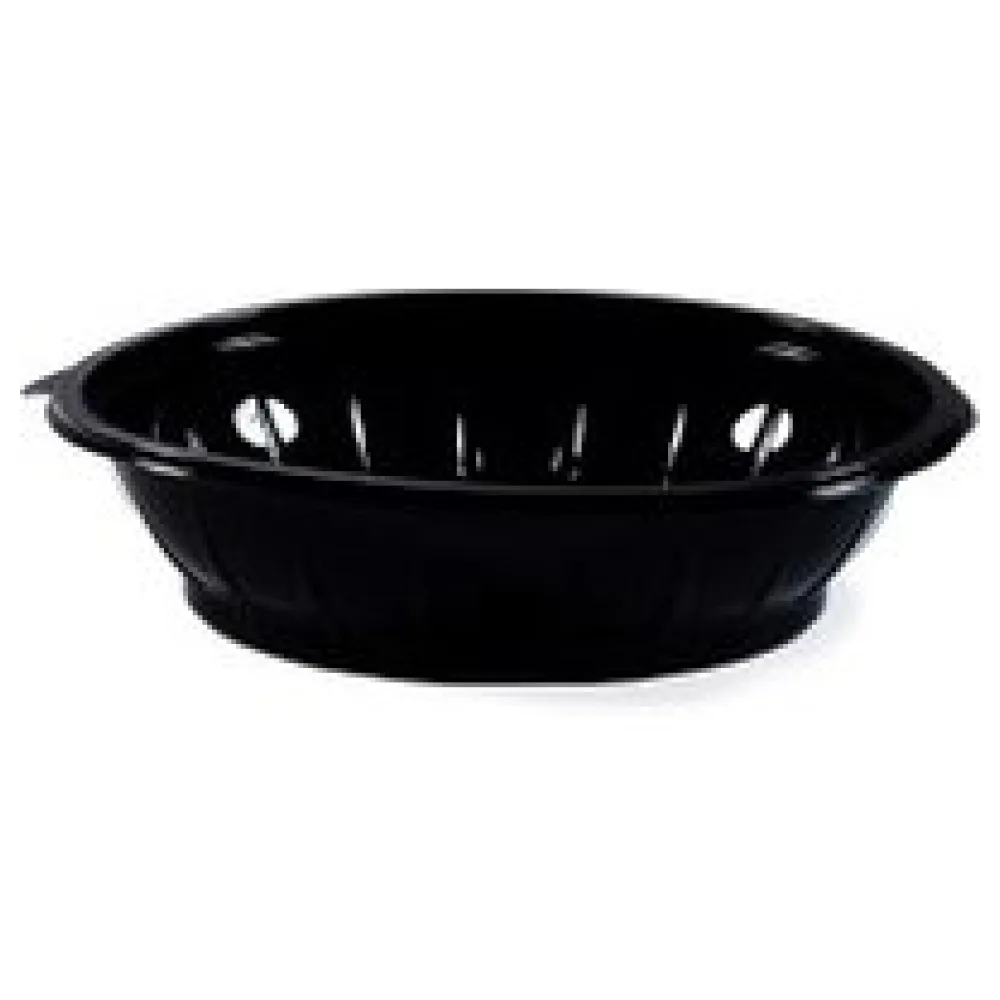 Salatschalen rund O 23 x 5,1 cm schwarz 1000 ml (PET), 50 Stk. – Bild 3