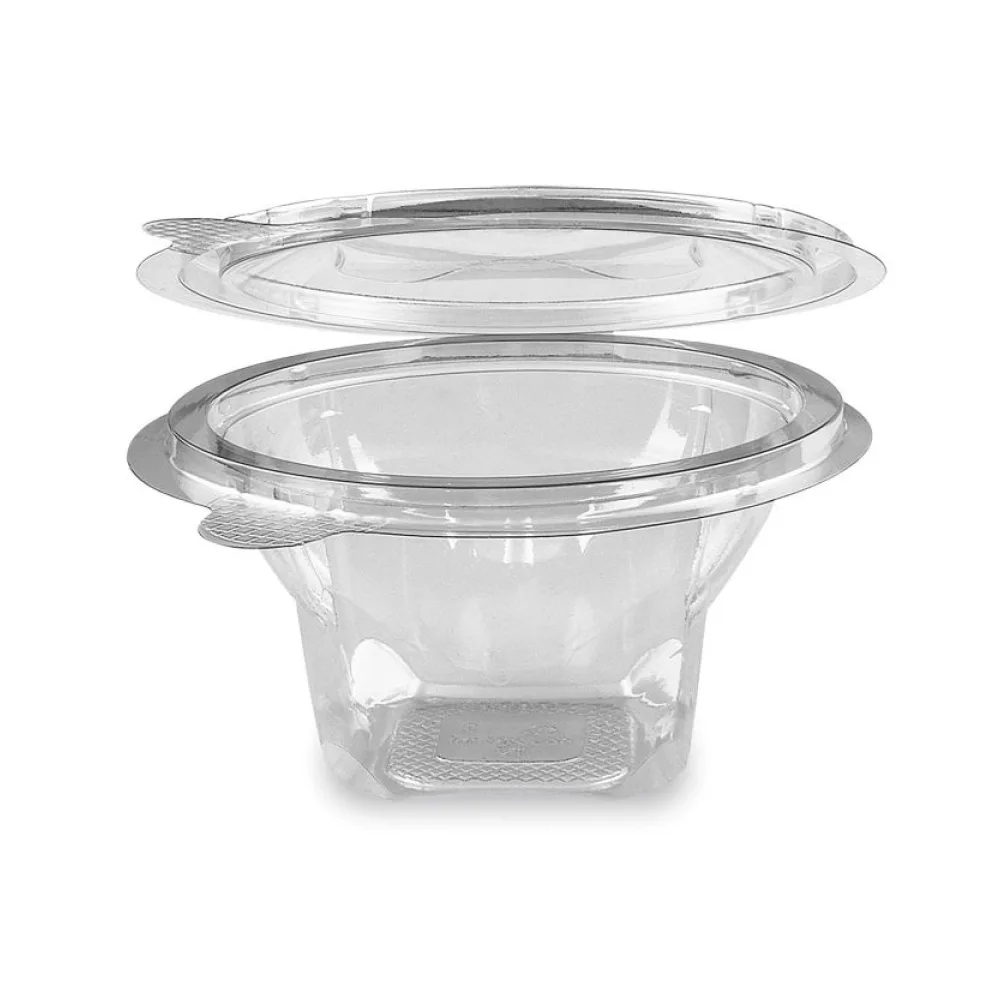 Rundbecher klar mit Deckel 250 ml (PET), 50 Stk. – Bild 2