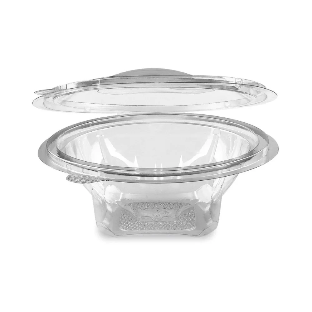 Rundbecher klar mit Deckel 375 ml (PET), 50 Stk. – Bild 2